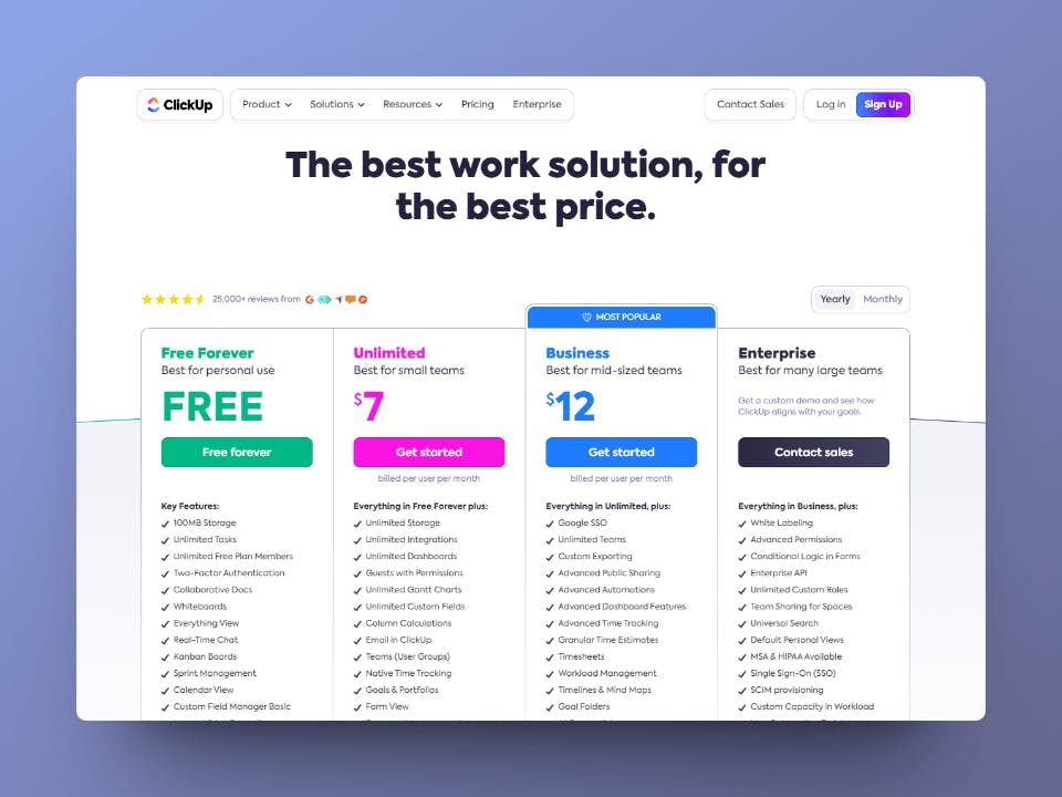 Clickup-Pricing-Page