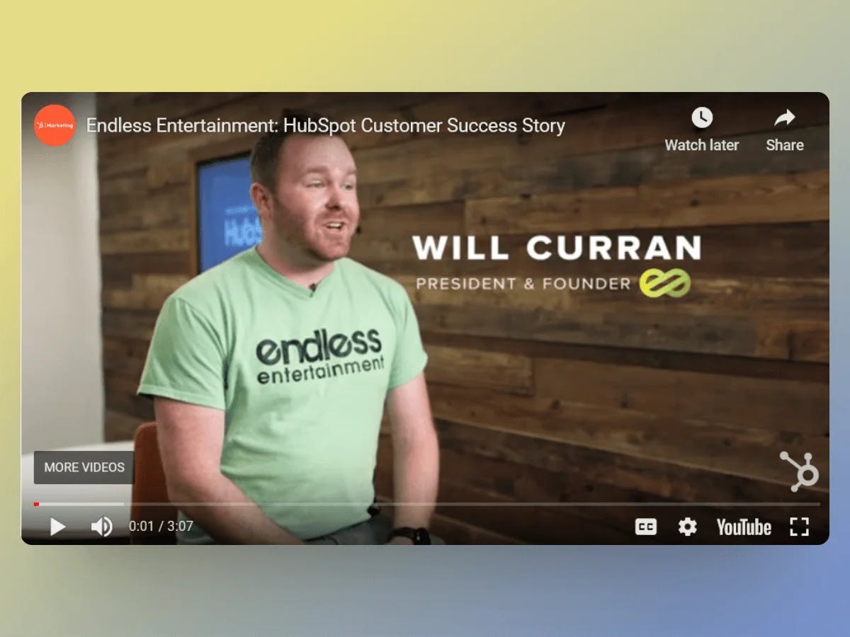 Hubspot Success Story Youtube Ad